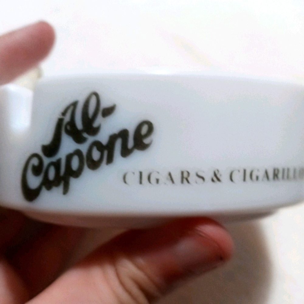 Al capone cigars Ash tray vintage new